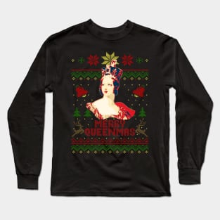 Queen Victoria Merry Queenmas Long Sleeve T-Shirt